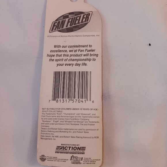 Dale Jarret Fan Fueler pewter hat pin/tie tack new in packaging - Picture 2 of 4